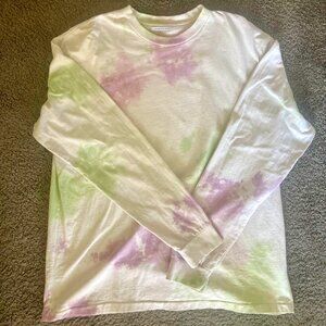 John Elliott Ink Bloom V3 Long Sleeve Tee Sz 4/XL